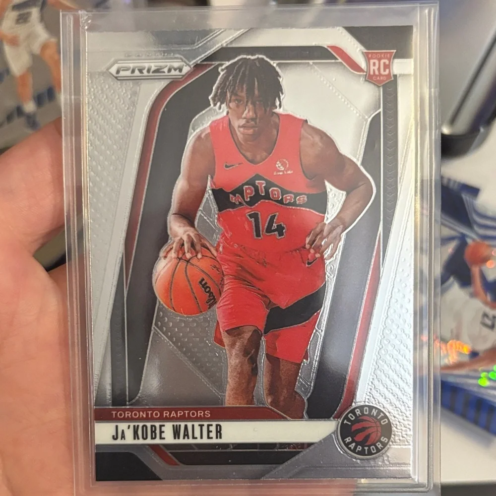 Toronto Raptors Ja'Kobe Walter Rookie Card - Picture 1 of 3